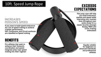 Elevate Your Fitness Routine with the Premium Skipping Rope Featuring High-Speed Ball Bearings and Durable PVC Cable