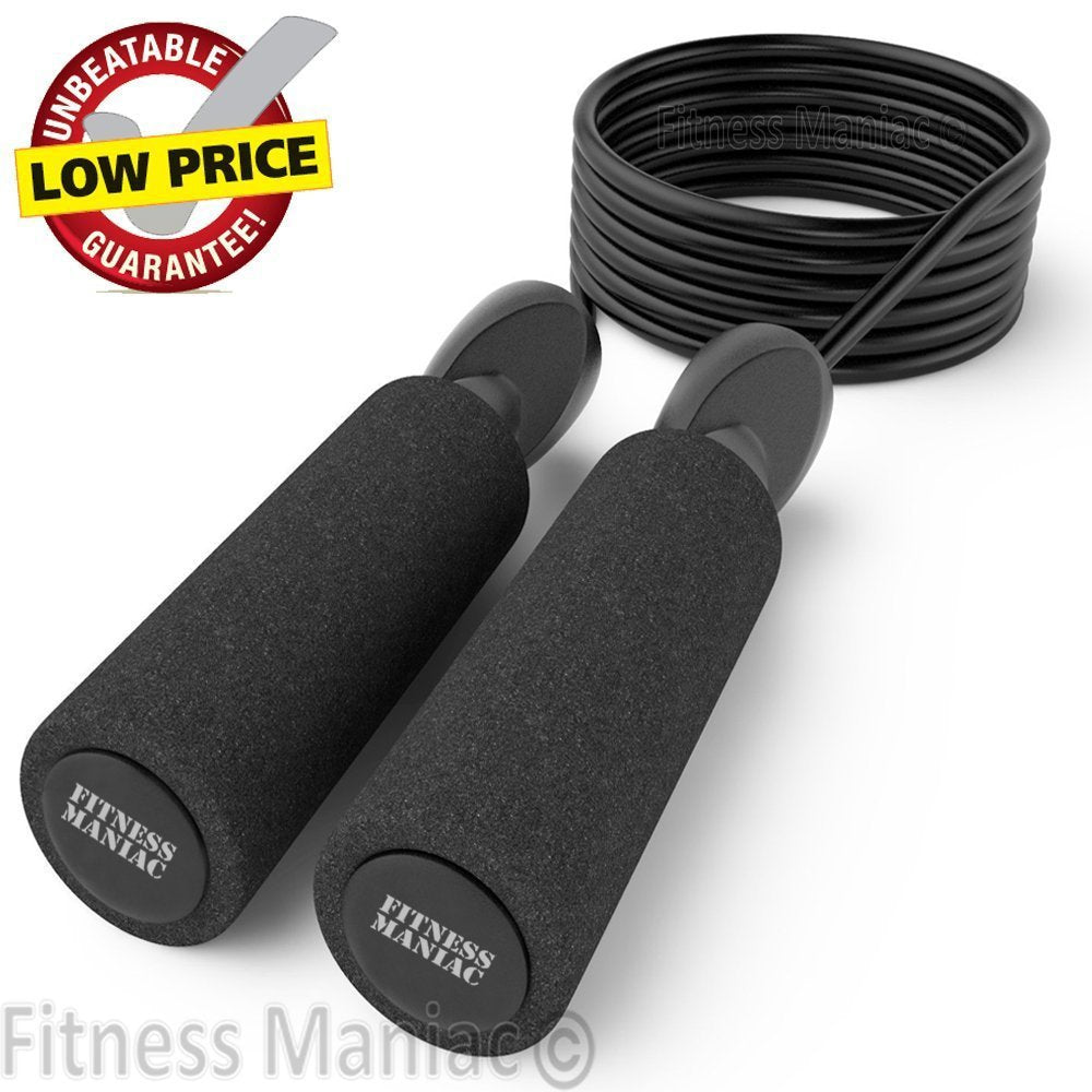Elevate Your Fitness Routine with the Premium Skipping Rope Featuring High-Speed Ball Bearings and Durable PVC Cable