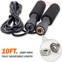 Elevate Your Fitness Routine with the Premium Skipping Rope Featuring High-Speed Ball Bearings and Durable PVC Cable