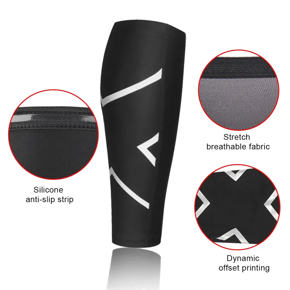 Elevate Your Performance with 1Pcs Calf Compression Sleeves - Perfect for Running, Cycling, and Sports Enthusiasts!