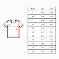 T-Shirt – Drapeau De La République Démocratique Du Congo – Brodé – Coton Mélangé